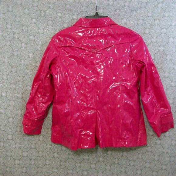 Me Jane Kids Pink Polyurethane Rain Coat size XXL (7) - Picture 2 of 4